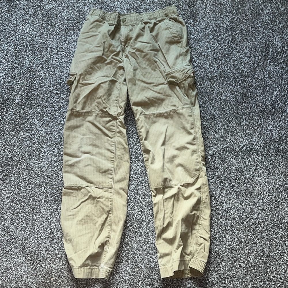 lands end kids green cargo pants